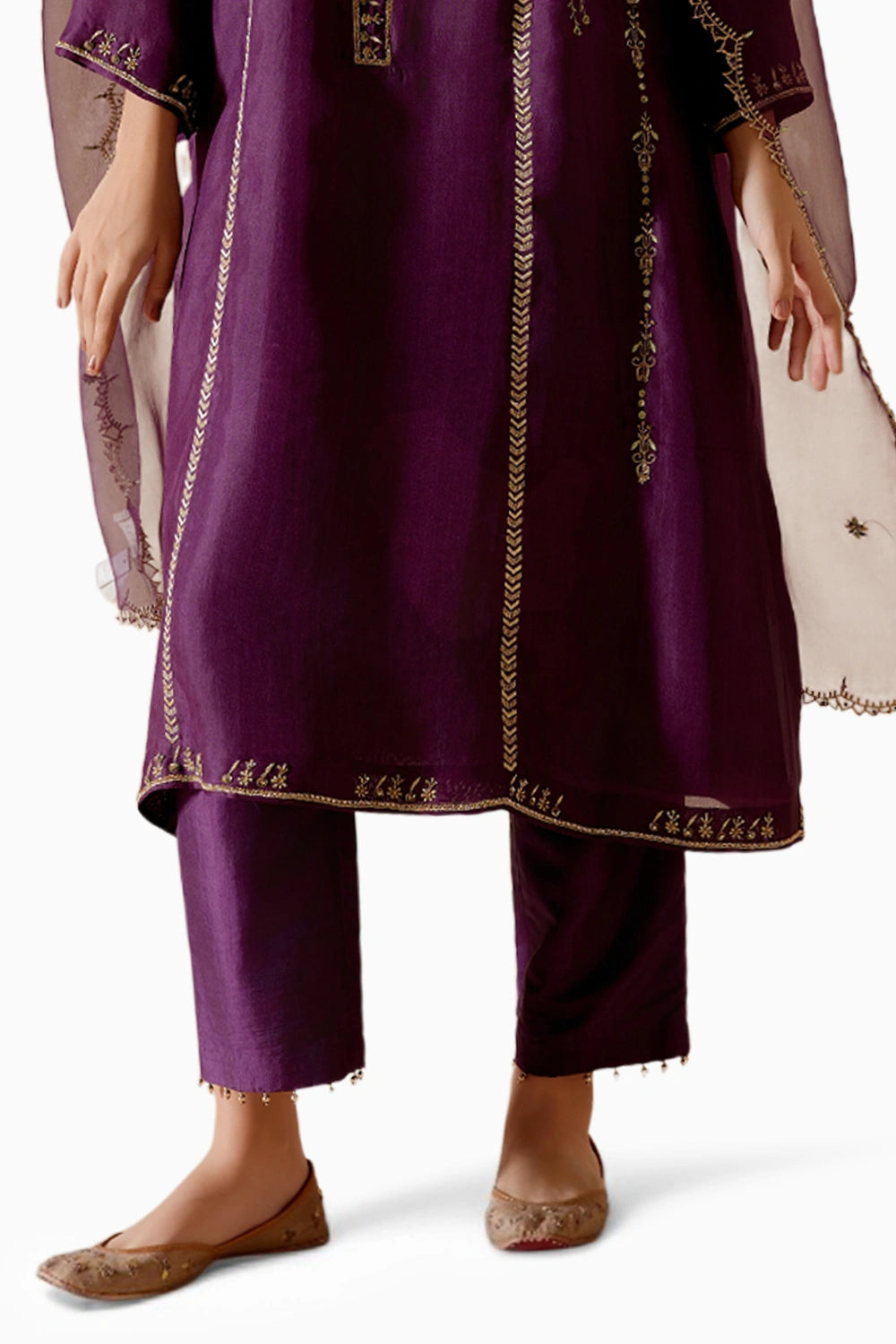 Reshma Purple Kurta Set