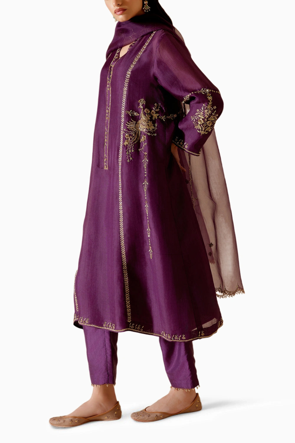 Reshma Purple Kurta Set