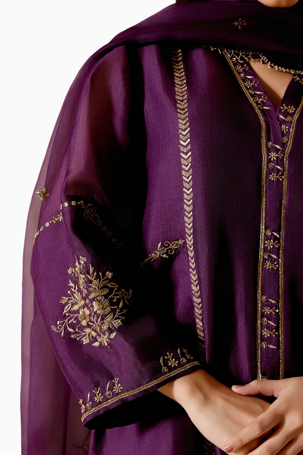 Reshma Purple Kurta Set