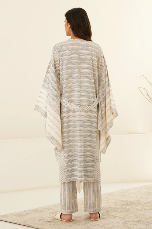 Papyrus White Kimono Set