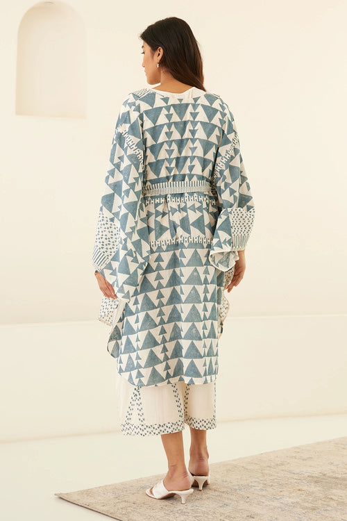 Papryus White Kimono Jumpsuit Set