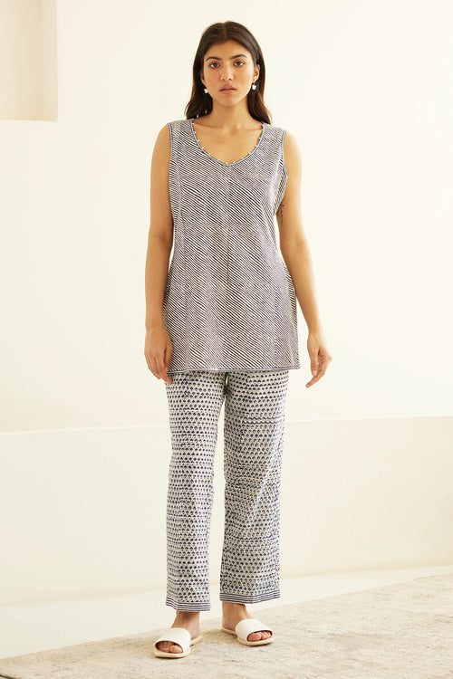 Whisper White Assymetric Co-ord Set
