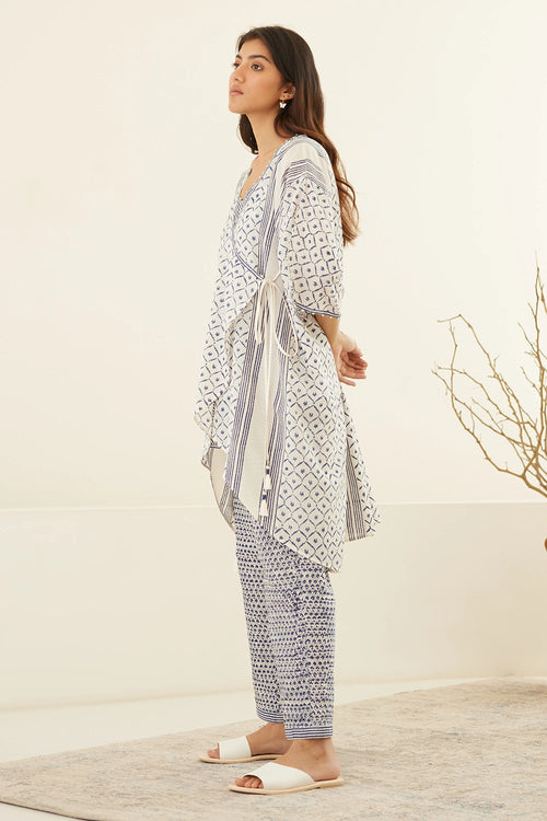 Whisper White Assymetric Co-ord Set