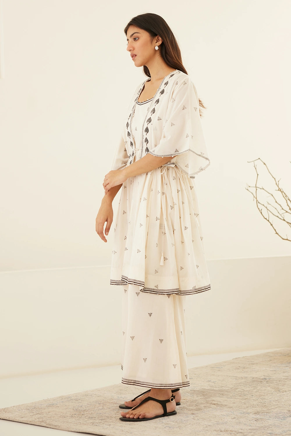 Vanilla White Tunic Set