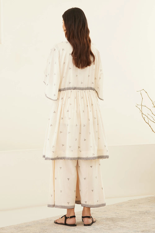 Vanilla White Tunic Set