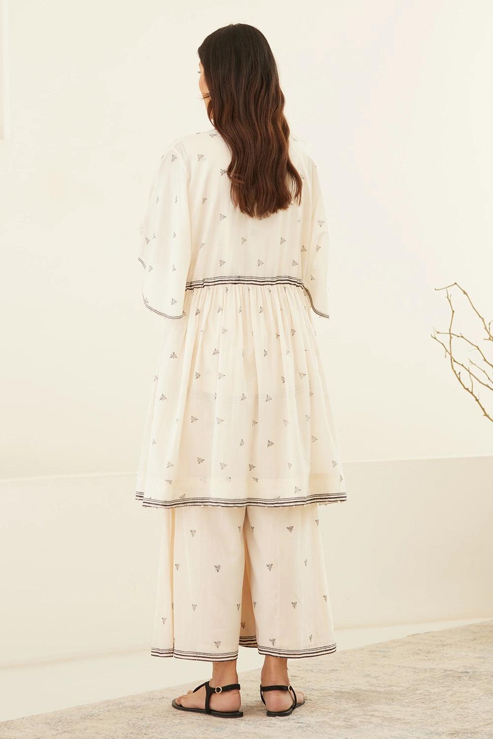 Vanilla White Tunic Set