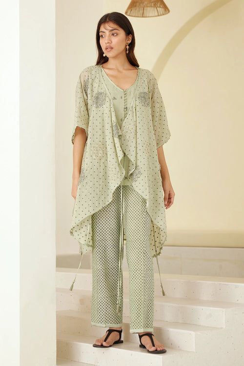 Dust Green Co-ord Set