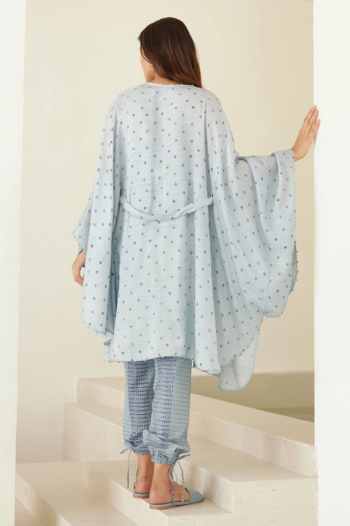 Dusk Blue Kimono Set