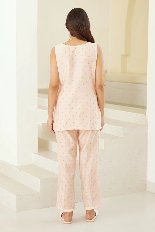 Crystal Rose Long Kimono Set