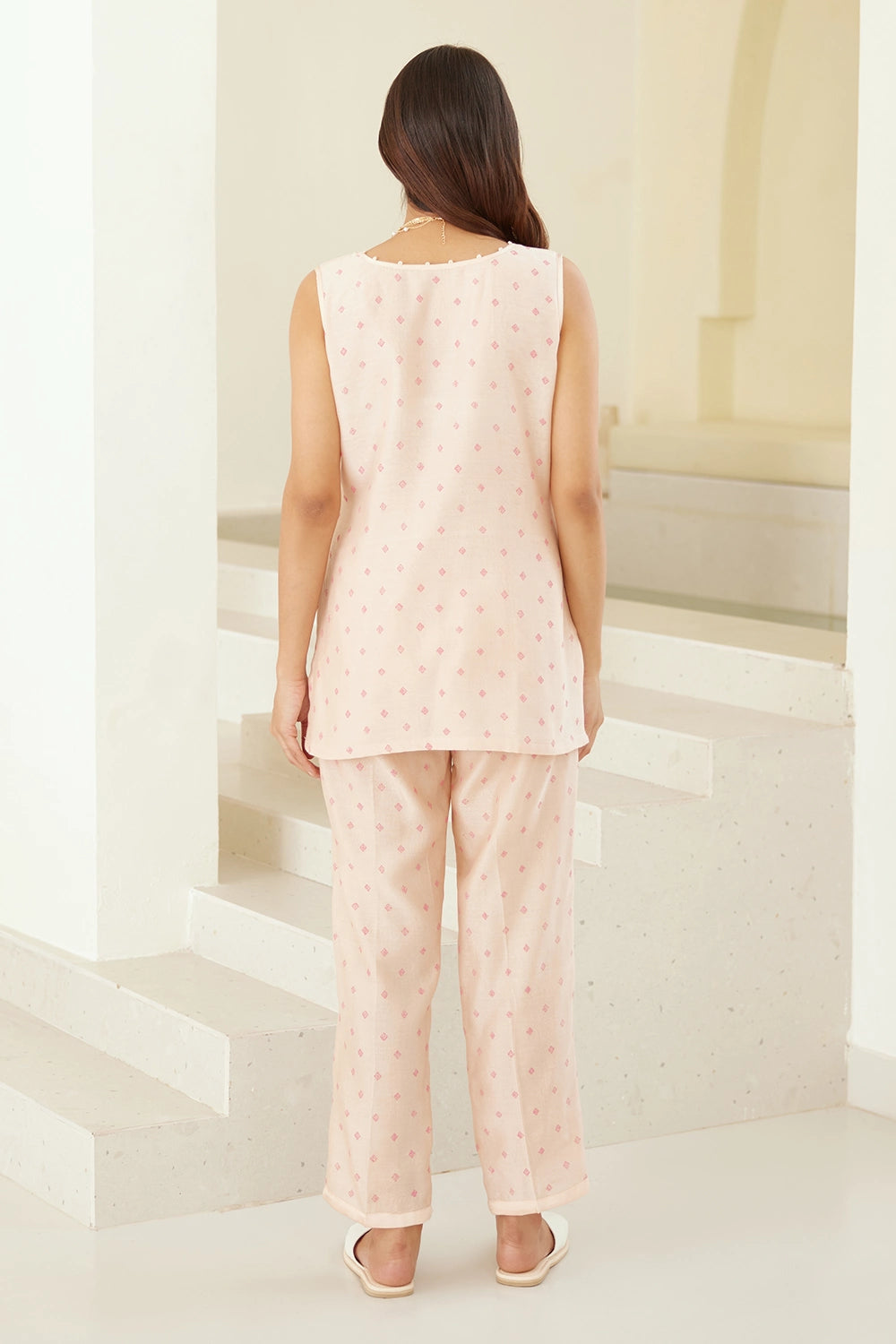Crystal Rose Long Kimono Set