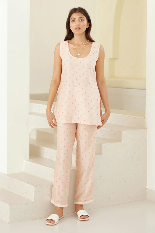 Crystal Rose Long Kimono Set