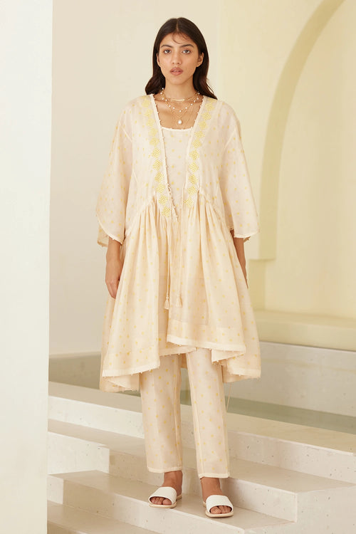 Almond Beige Tunic Set