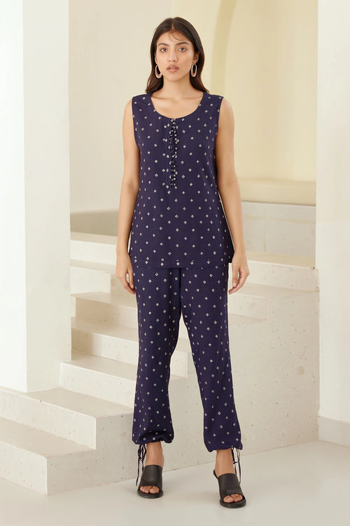 Insignia Blue Kimono Set