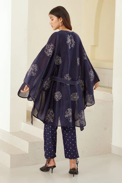 Insignia Blue Kimono Set