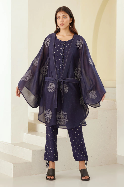 Insignia Blue Kimono Set