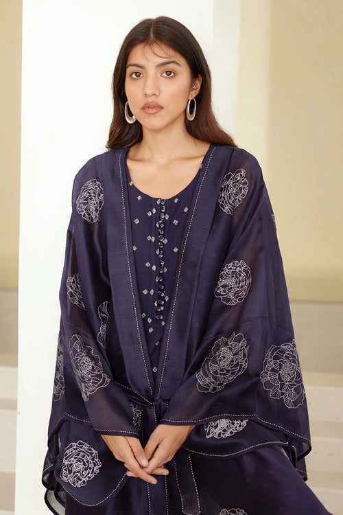 Insignia Blue Kimono Set