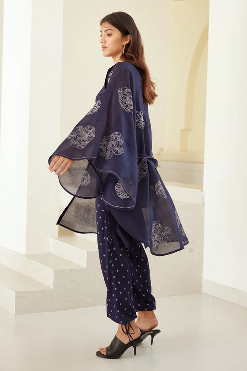 Insignia Blue Kimono Set