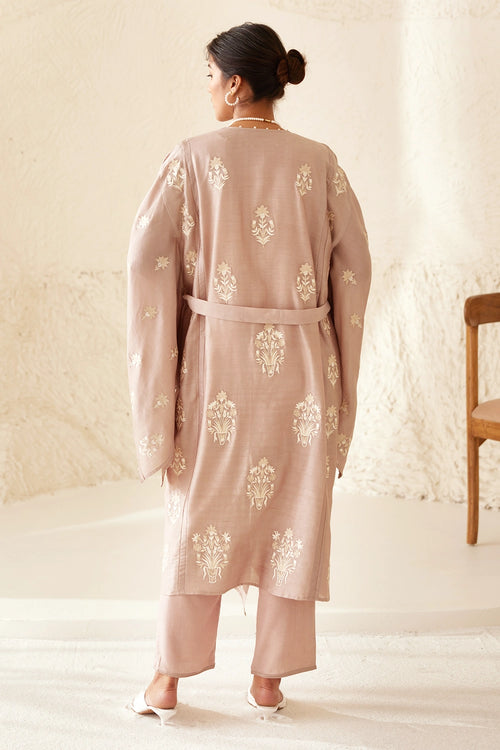 Nomad Neutral Kimono Set