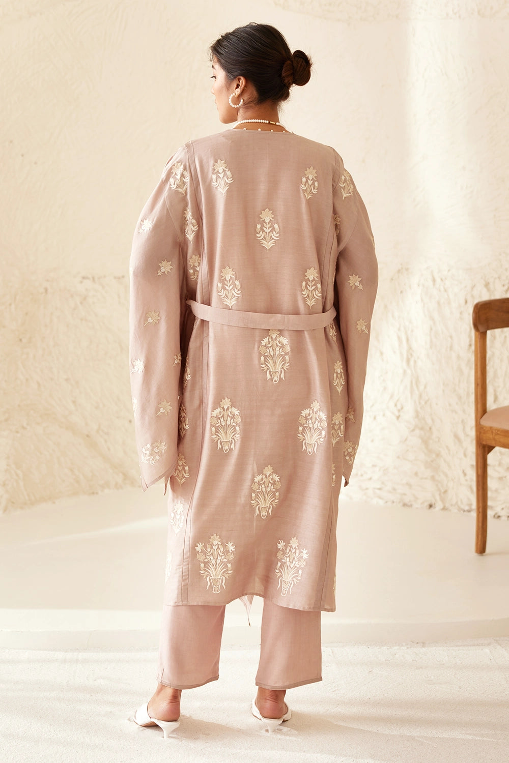 Nomad Neutral Kimono Set