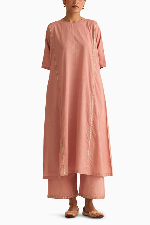 Albela Old Rose Kurta Set