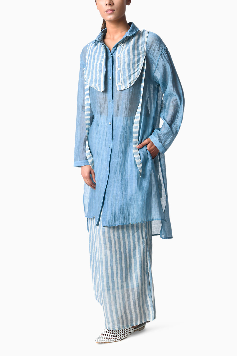 Sky Shirt Co-Ord Set