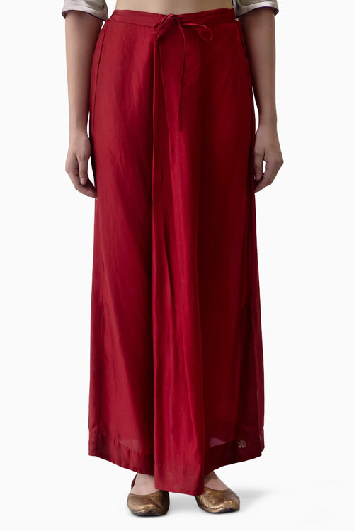 Deep Red Lhaden Skirt