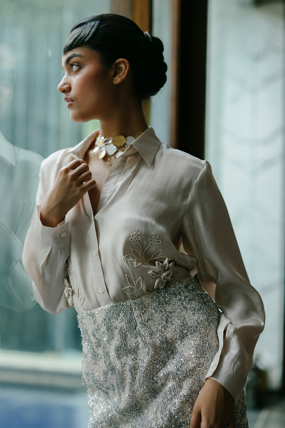Glow Getter Shirt With Skirt Set