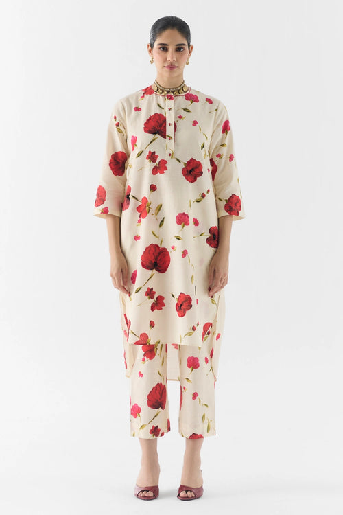 Sisley Rose Kurta And Pants Set