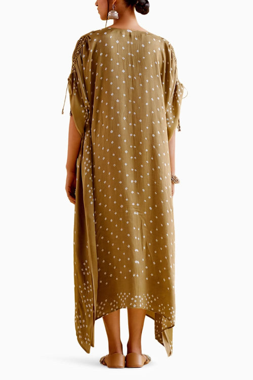 Dakshayani Beige Kaftan