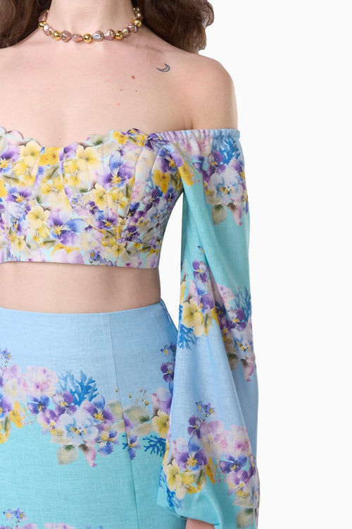 Marina Crop Top with Skirt