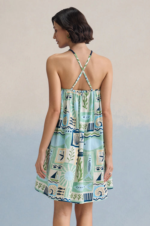 Coastal Mint Short Dress