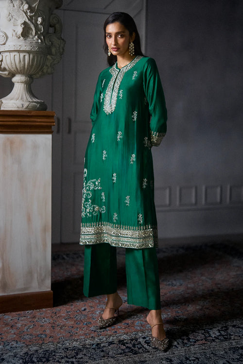 Orina Green Kurta Set