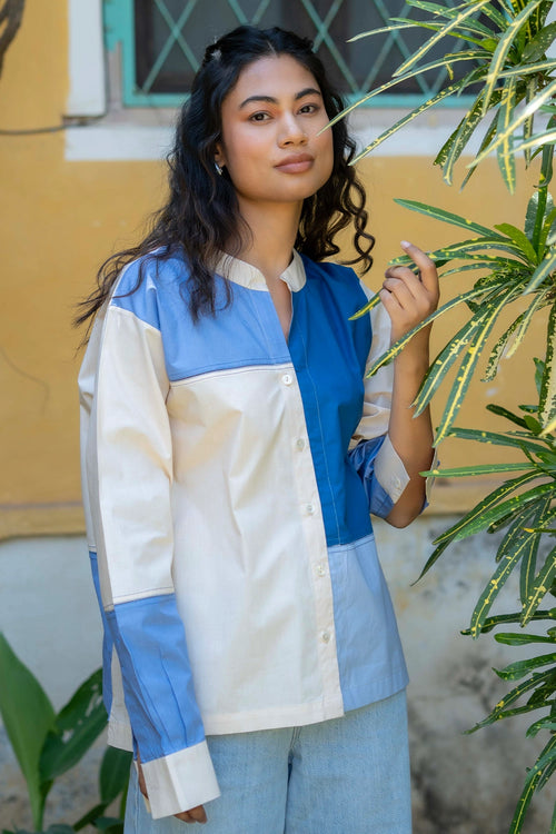Cloud Blue Olivia Shirt