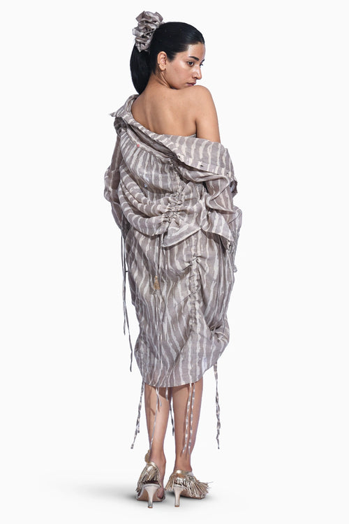 Ash Shima Ruched Corset Set