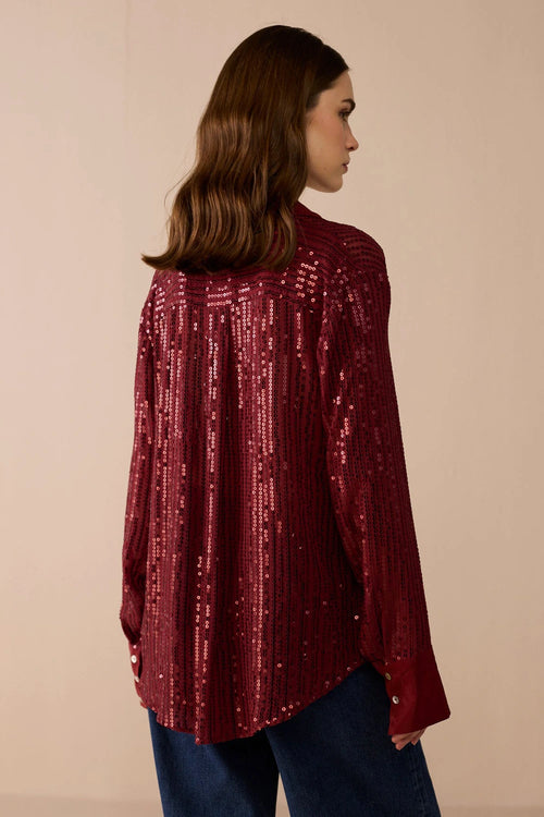Glam Sequin Shirt