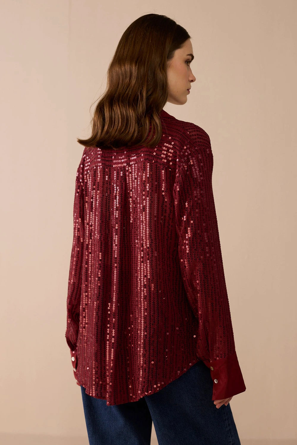 Glam Sequin Shirt