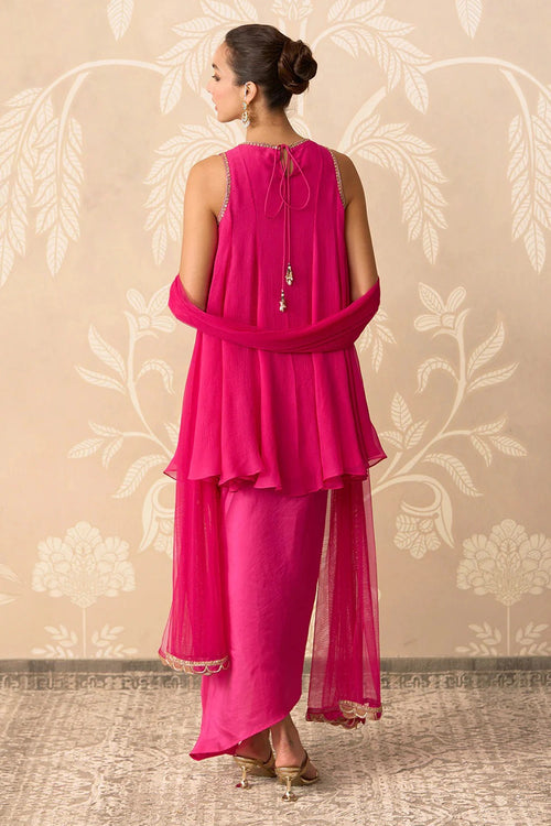 Saaz Kurti Skirt Set