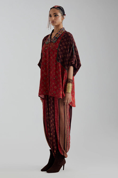 Mandala Sindoor Shirt Set
