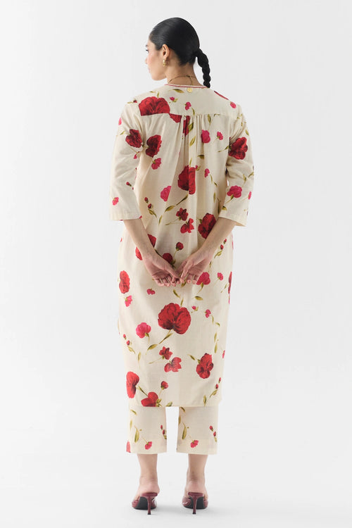 Sisley Rose Kurta And Pants Set