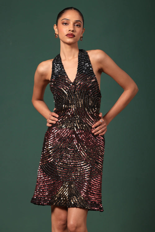 Plum and Gold Raveena Drees