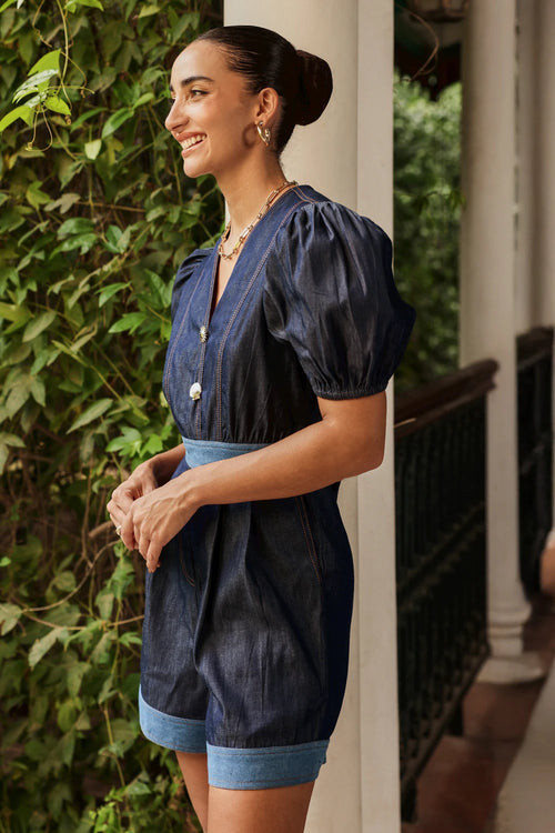 The Denim Playsuit
