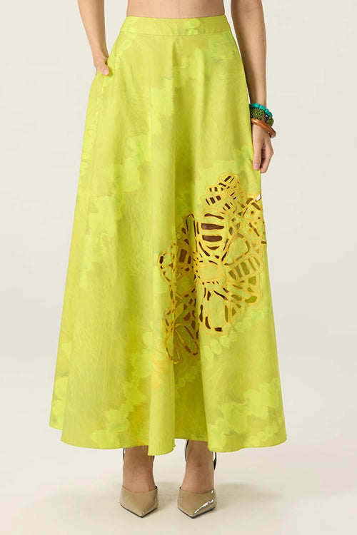 Lime Green Lainey Skirt