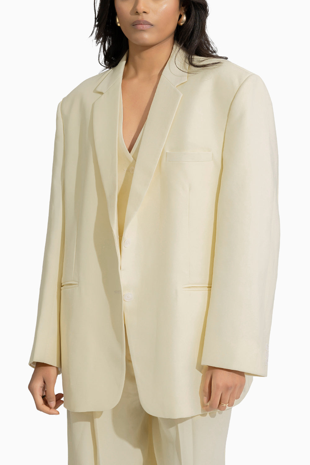 Danielle Butter Yellow Blazer Set