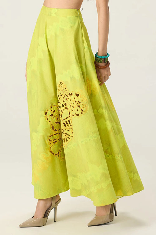 Lime Green Lainey Skirt