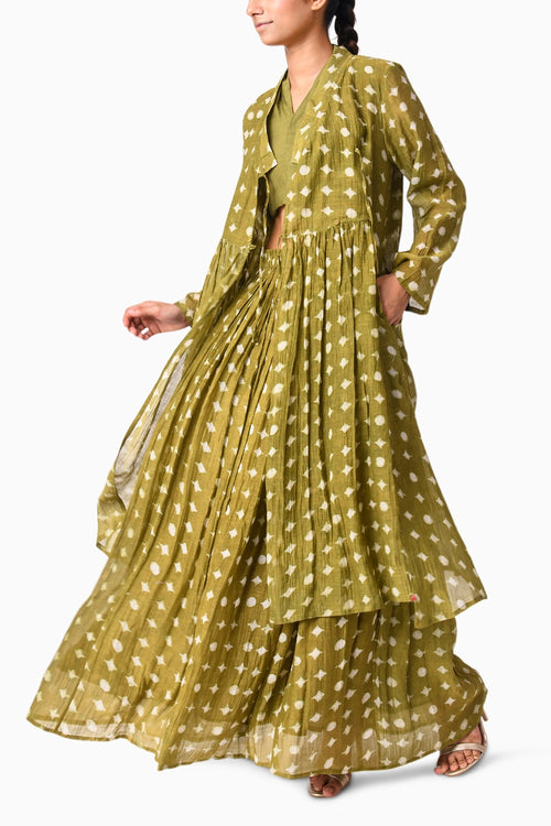 Wrap Tie Heena Shima Tama Co-ord
