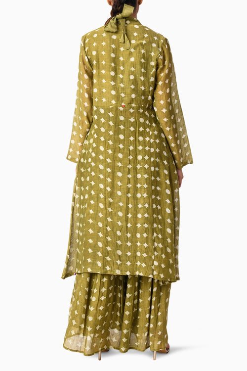 Wrap Tie Heena Shima Tama Co-ord