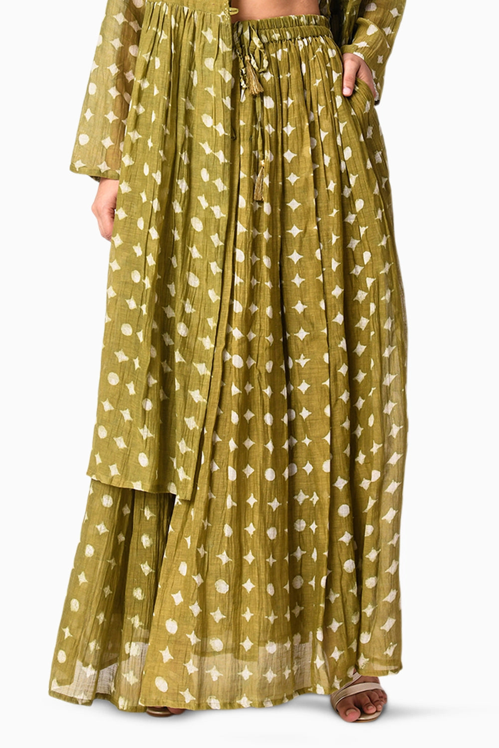 Wrap Tie Heena Shima Tama Co-ord