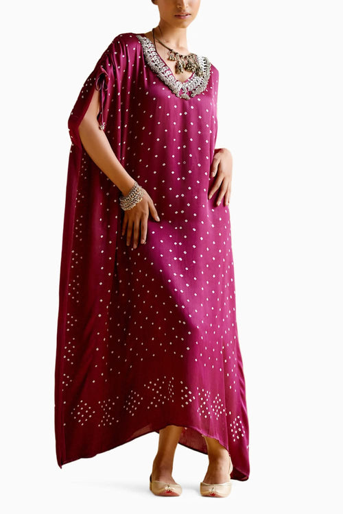 Dakshayani Purple Kaftan