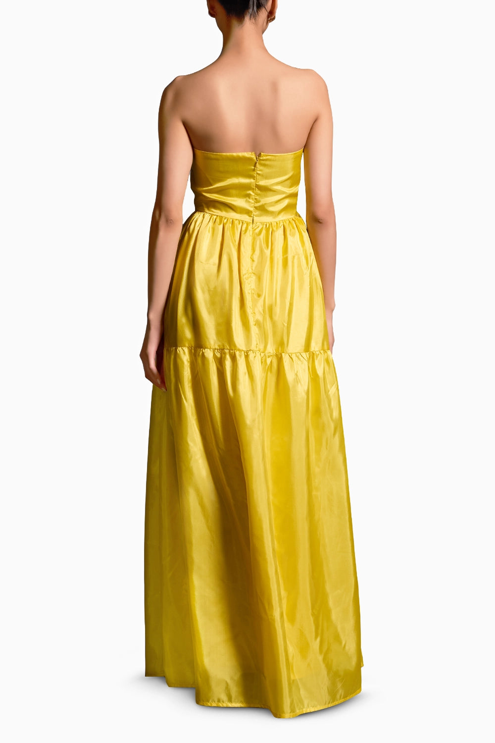 Soleil Yellow Bandeau Dress