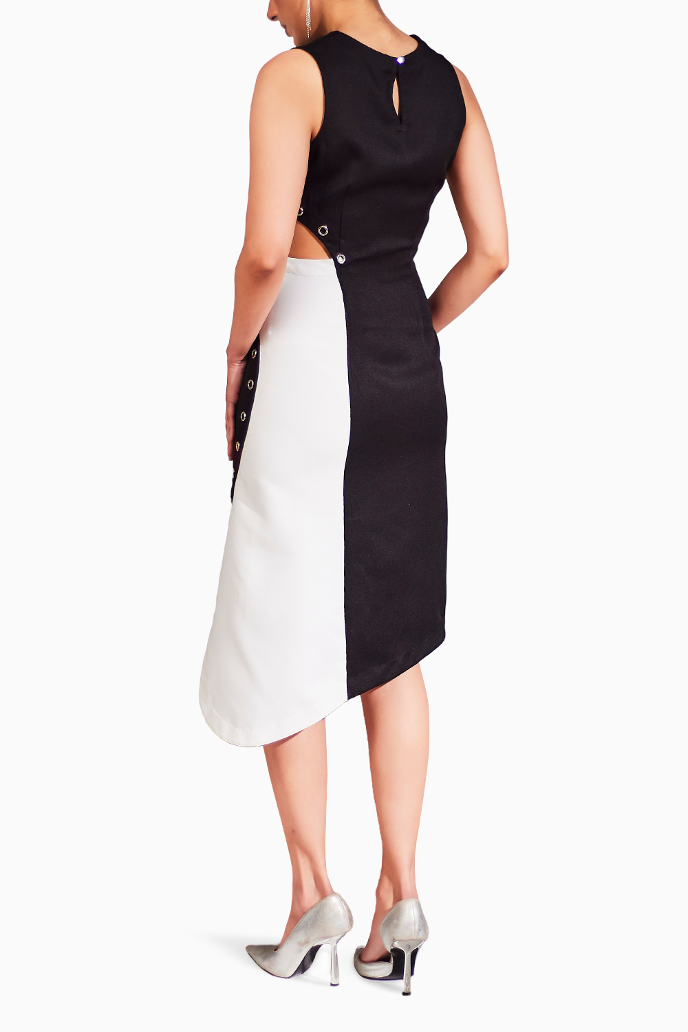 Black & White Luna Cut Out Dress